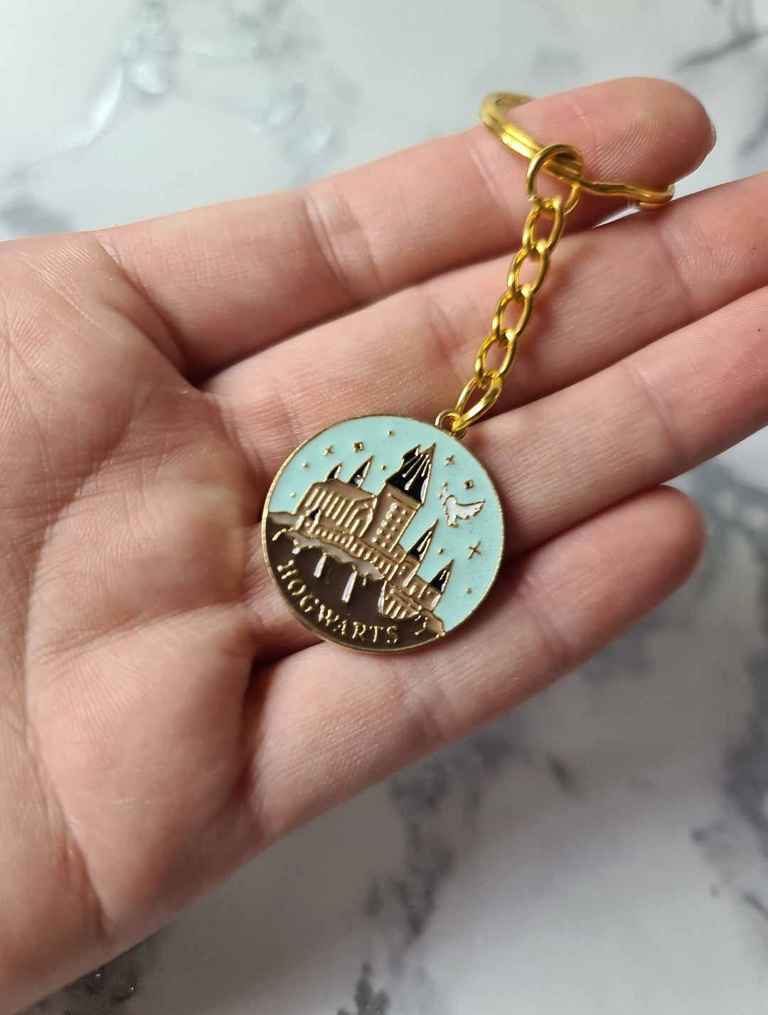 Harry Potter Hogwarts Castle Keyring