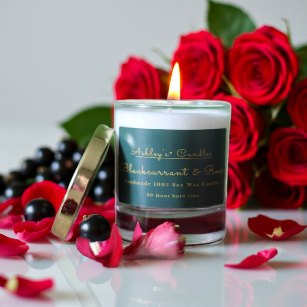 Blackcurrant and Rose Candle