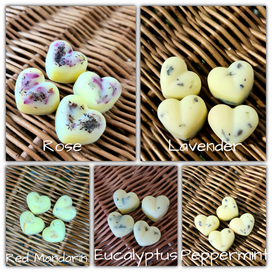 Bath Melts with Essential oils and botanicals