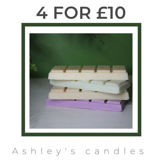 4 for £10 Wax Melt Snap Bars | Wax Melt offer | Snapbar wax melts | Gifts for her