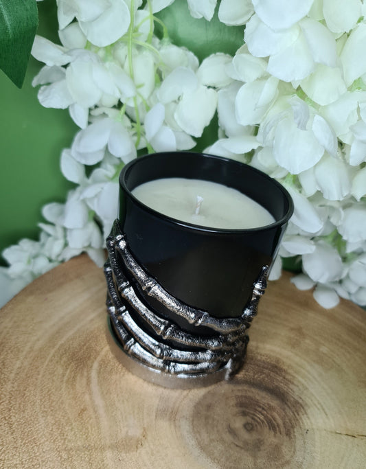 Skeleton Hand Candle scented with Forbidden Fruits