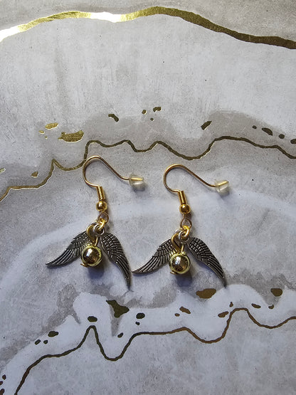 Golden Snitch Earrings