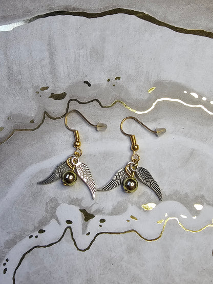 Golden Snitch Earrings