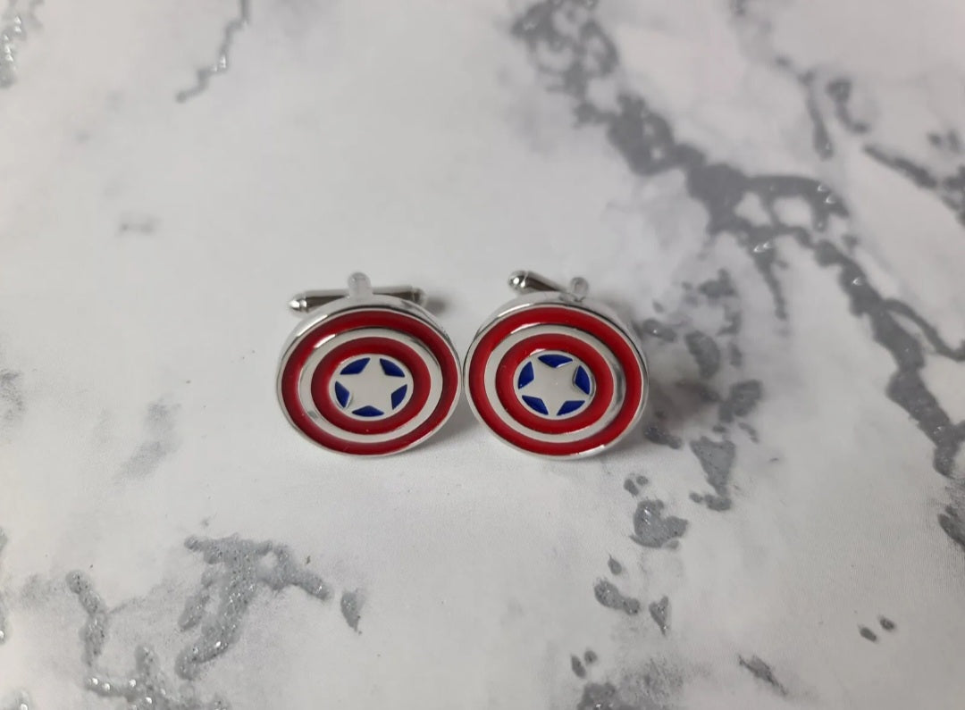 Captain America Cufflink