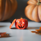 Orange Jack-O-Lantern Wax and Oil Burner