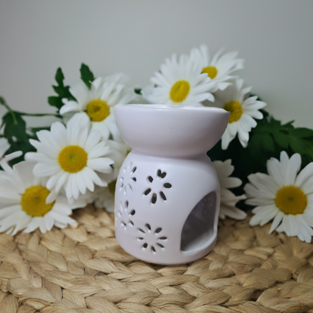 Eden Daisy Cut Out Ceramic Oil & Wax Burner