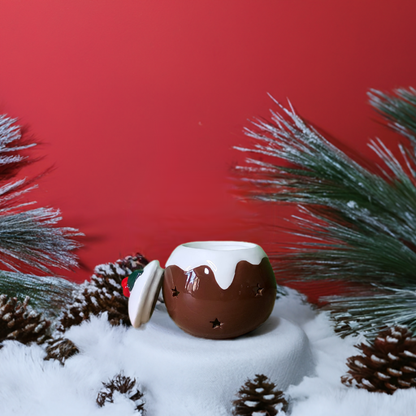 Christmas Pudding Ceramic Oil Burner