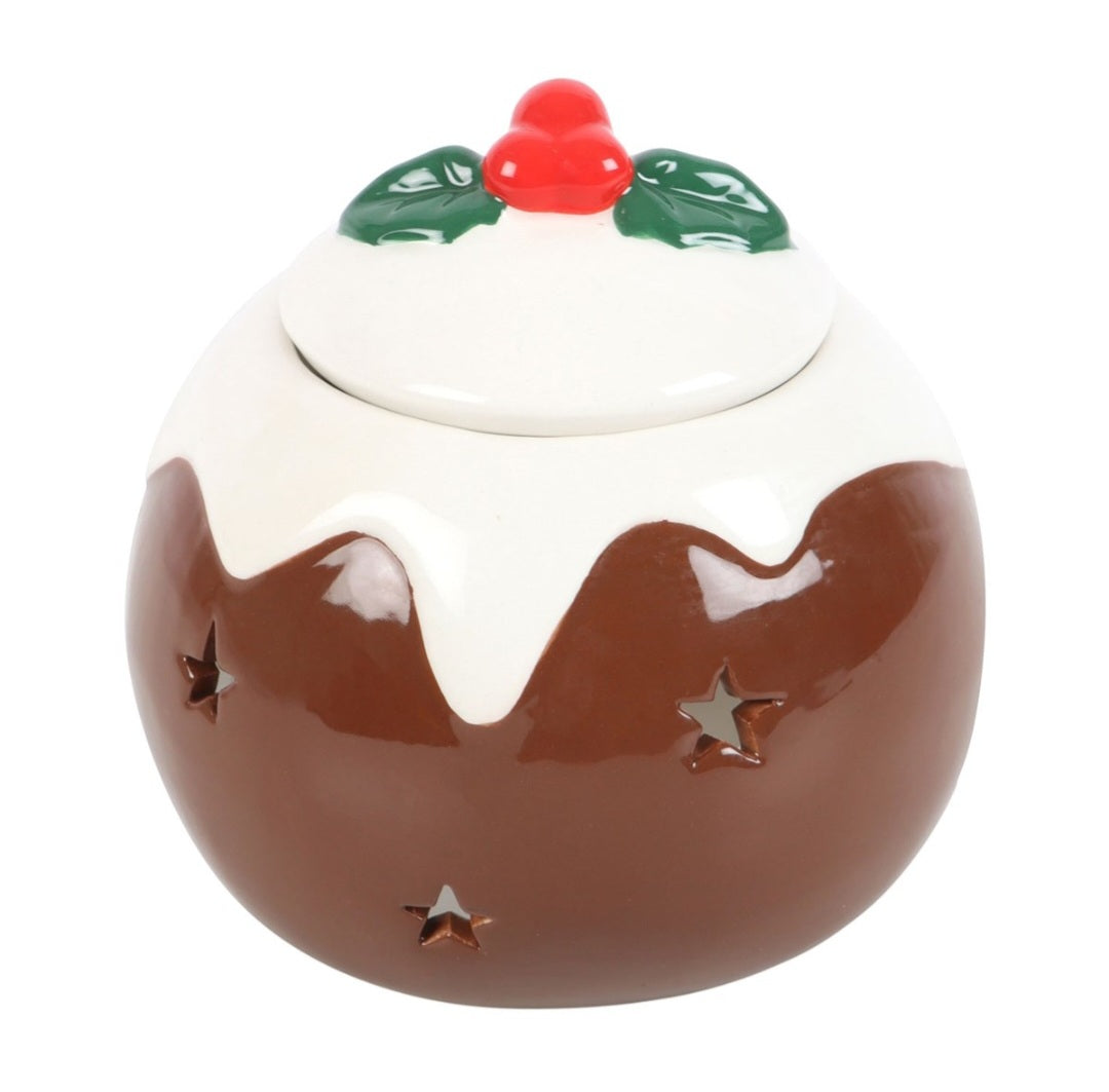 Christmas Pudding Ceramic Oil Burner