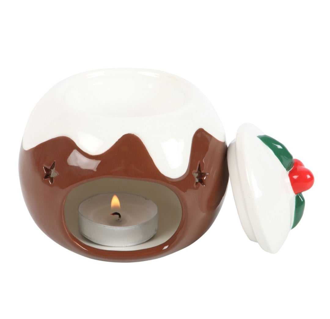 Christmas Pudding Ceramic Oil Burner