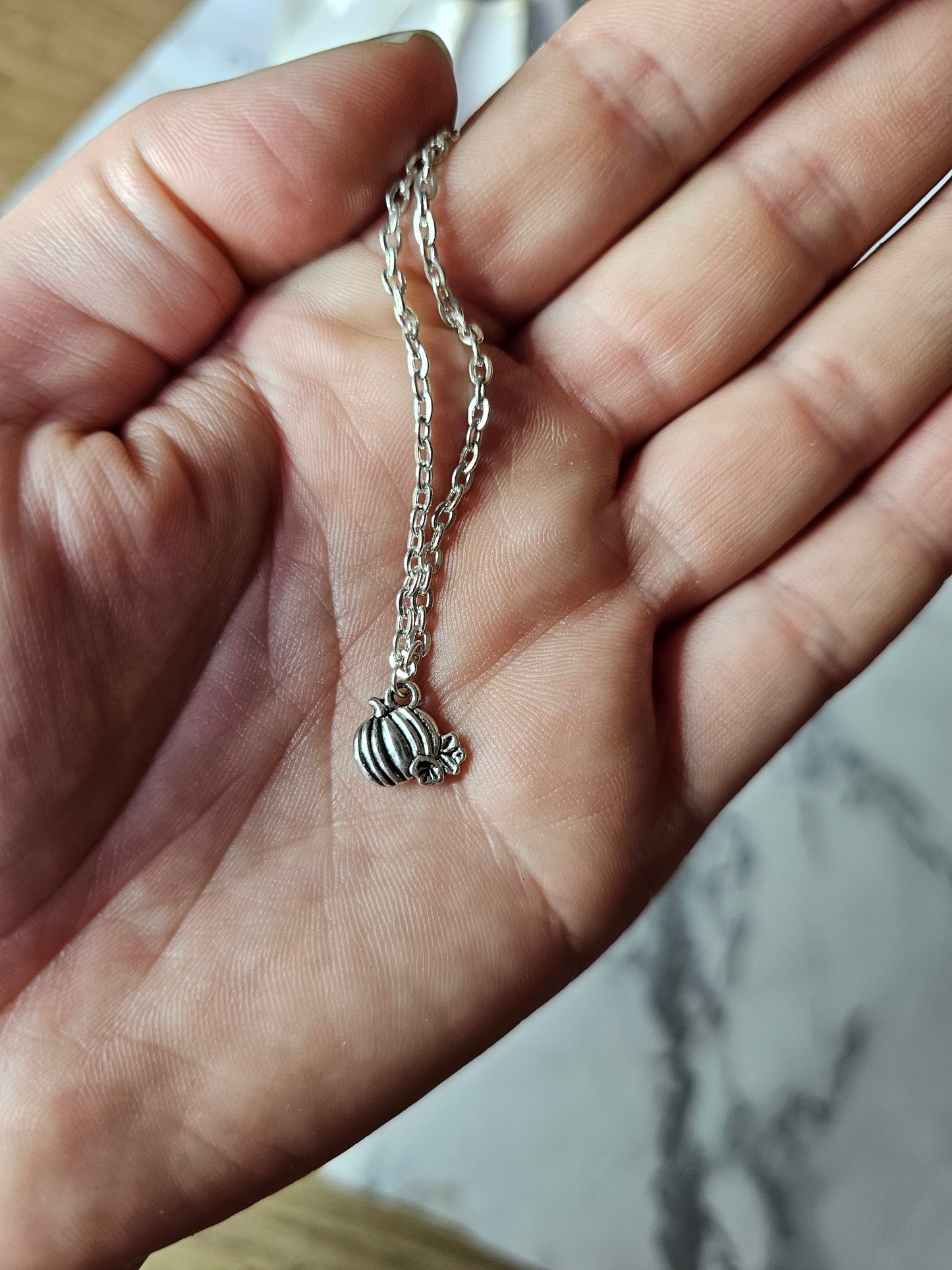 Pumpkin Pendant Necklace