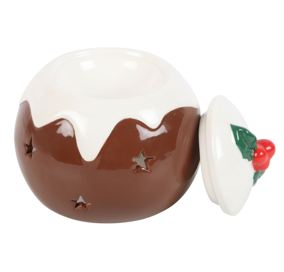 Christmas Pudding Ceramic Oil Burner