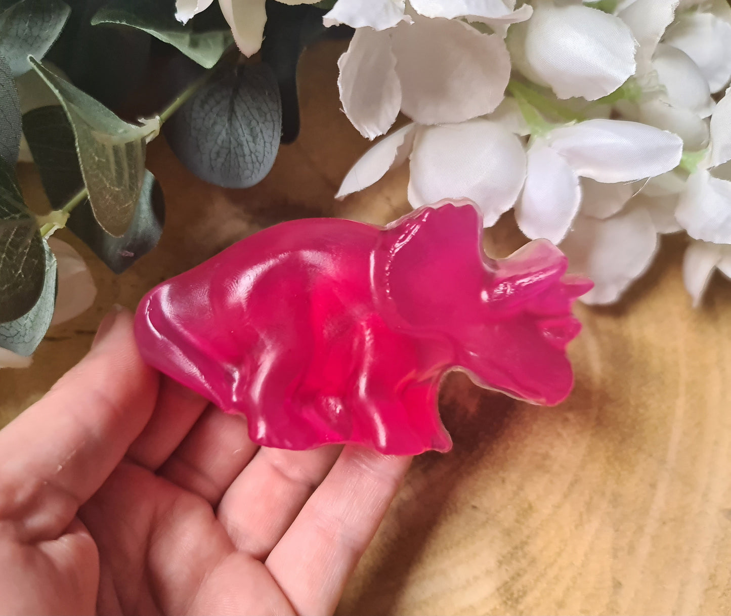 Triceratops Dinosaur Shaped Soap