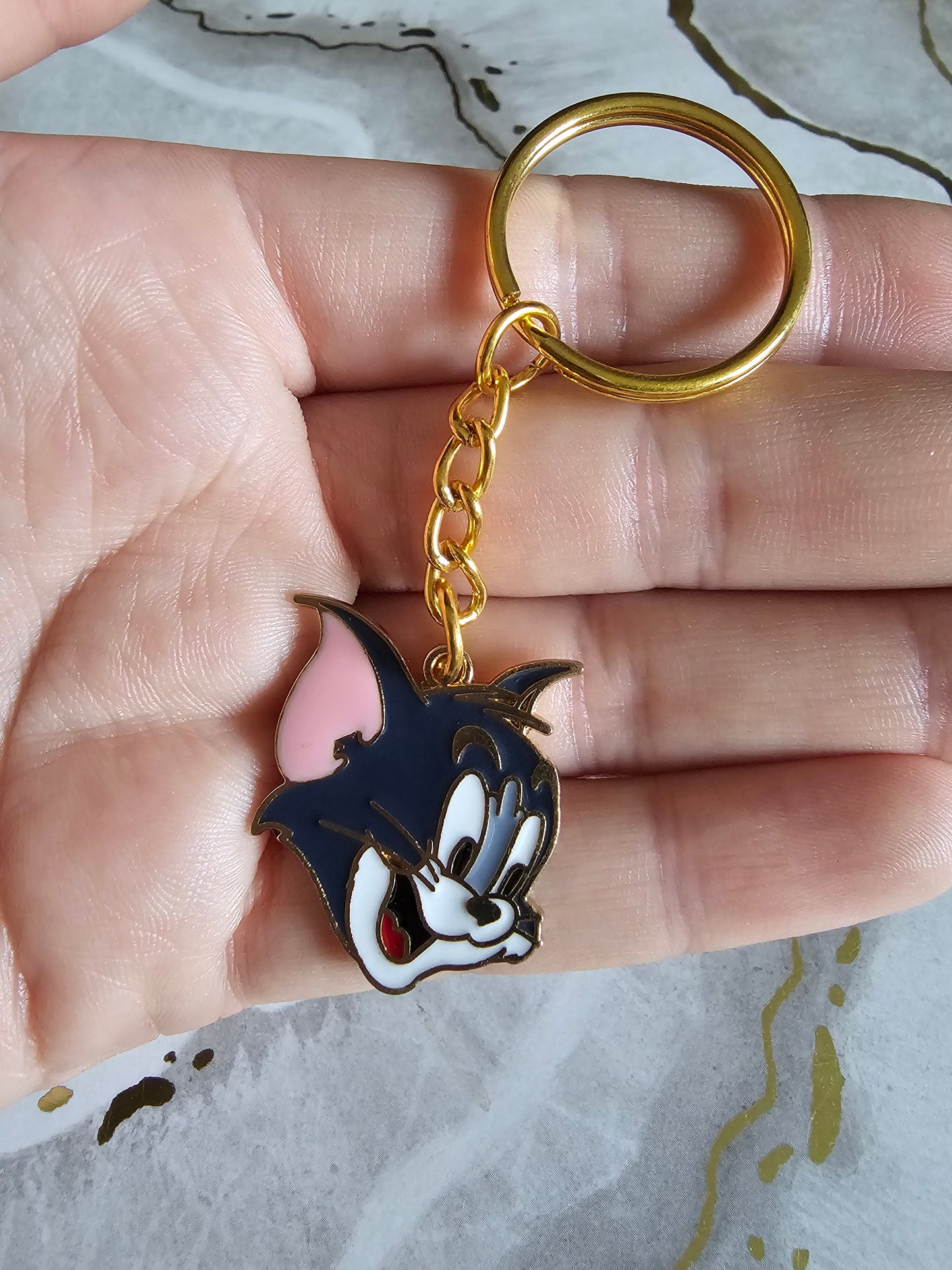 Tom from Tom and Jerry Cartoon Keyring