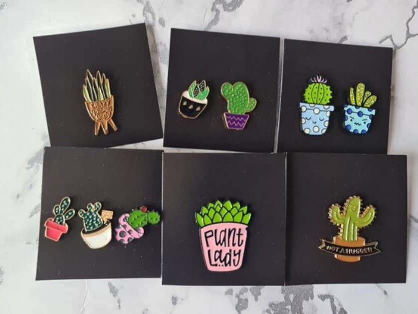 Plant Pin Badges